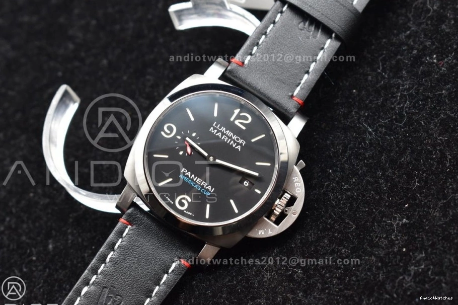 Green Brown Strap PAM732 on  999 Best Dial Edition TTF OnTrend P Dark Leather 1:1 0311